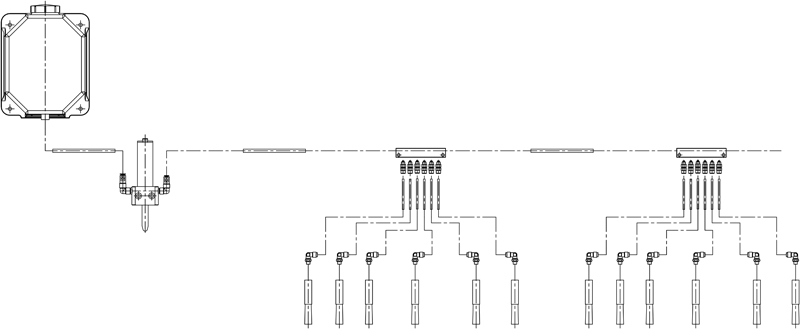 Diagram Struktur Pompa Pelumasan Rantai PMN