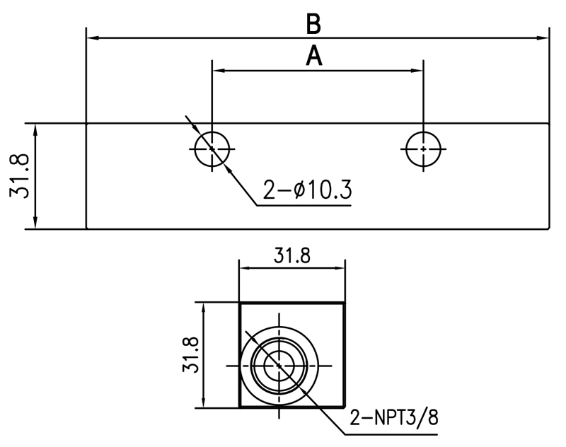Gambar Teknis Katup Pengukur VL-1X