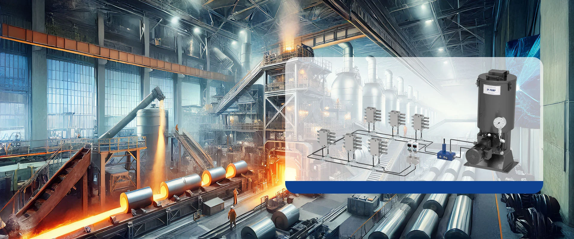 Pelumas jalur ganda <br> sistem